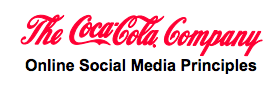 Coca-Cola Online Social Media Principles