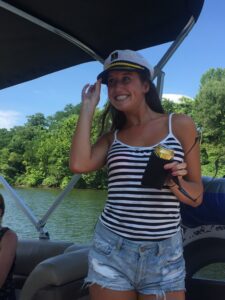 Enjoying the boat day! Summer internships are tough ;)